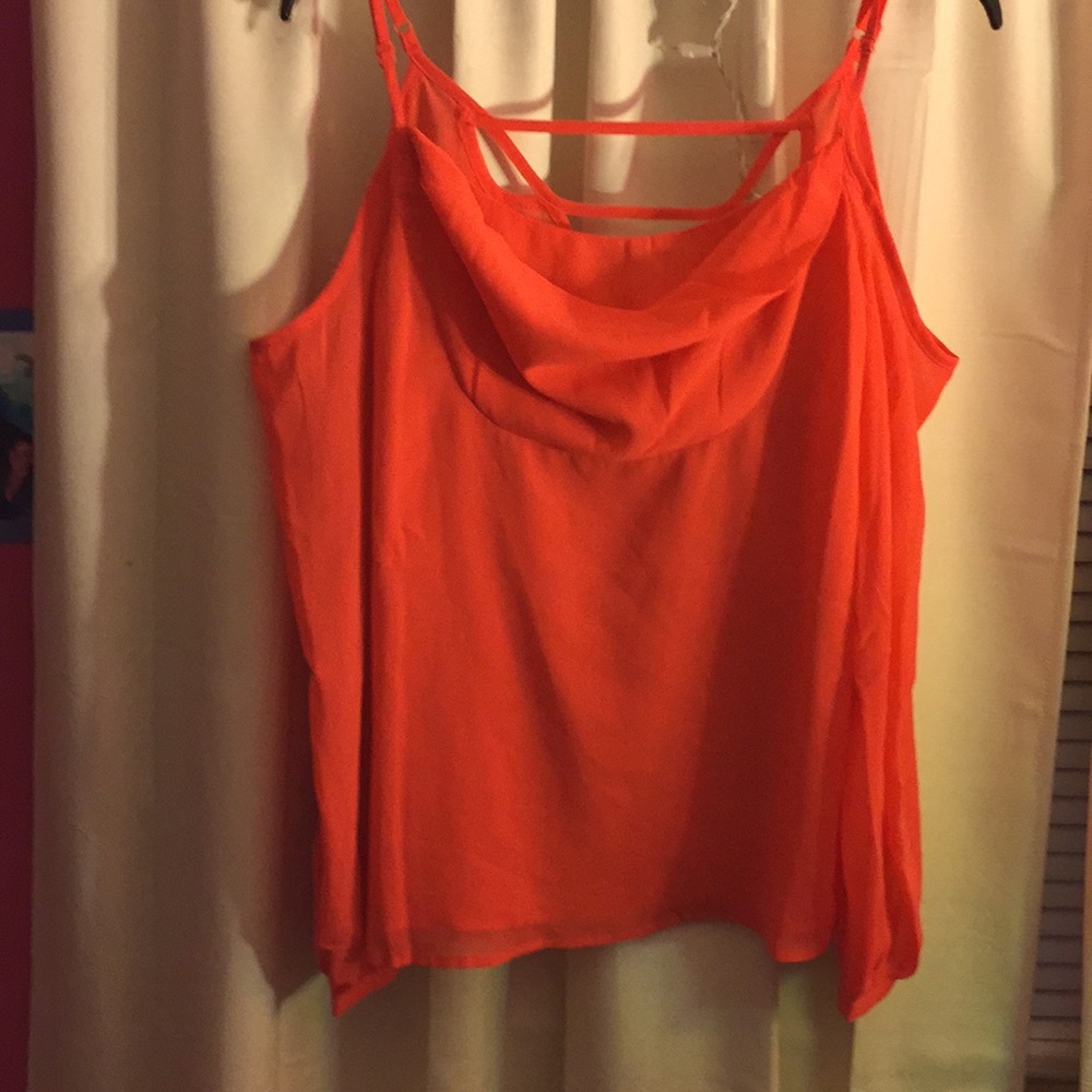 SOLD! Sheer coral top